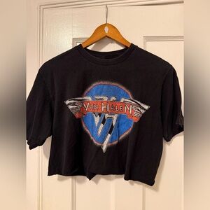 Van Halen • Black Crop Top